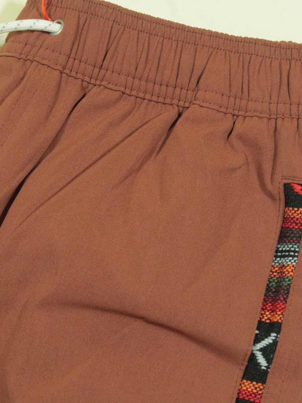 Wowie Sapien 2.0 Shorts Mens S Clay Brown Stretch Linerless Aztec Southwest New